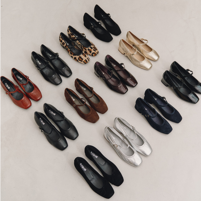 Kelly Heeled Mary Janes - Woman Varnished Leather Pumps | Reqins