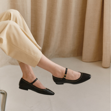 BABIES EN CUIR TEXANE