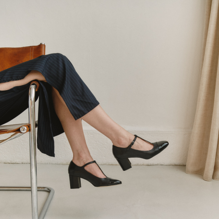 ESCARPINS BLOSSOM EN CUIR...