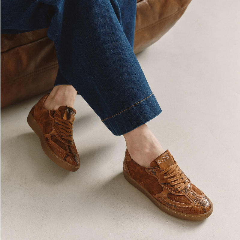 Sneakers Athena Mix Python Female - Sneakers Trend | Reqins