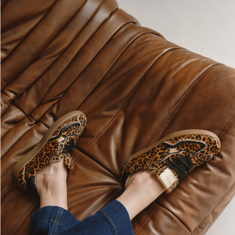 Athena Leopard Sneakers | Reqins