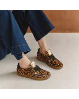 Athena Leopard Sneakers | Reqins