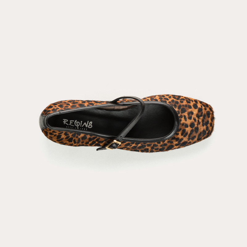 Kelly Leather Leopard Leather Babies - Elegance & Comfort | Reqins
