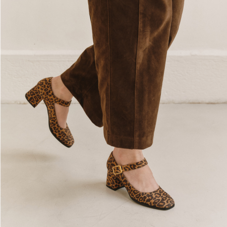 ESCARPINS GINGER CUIR...