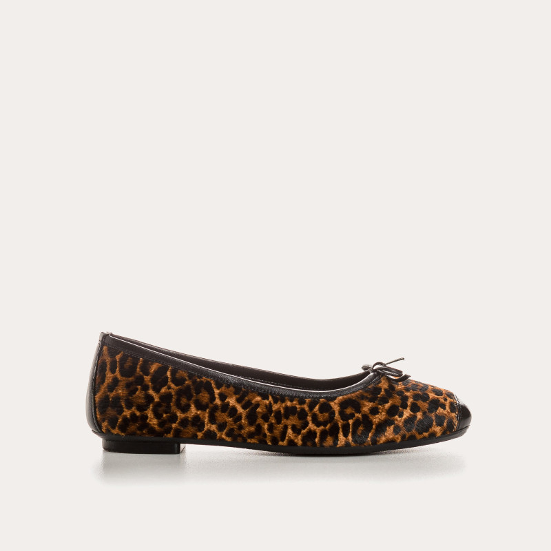 Harmony leopard print ballerinas | Reqins