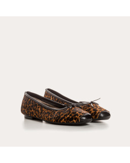 Harmony leopard print ballerinas | Reqins
