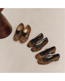 Harmony leopard print ballerinas | Reqins