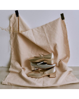 Kelly Metallic Heeled Babies - Elegance & Comfort | Reqins