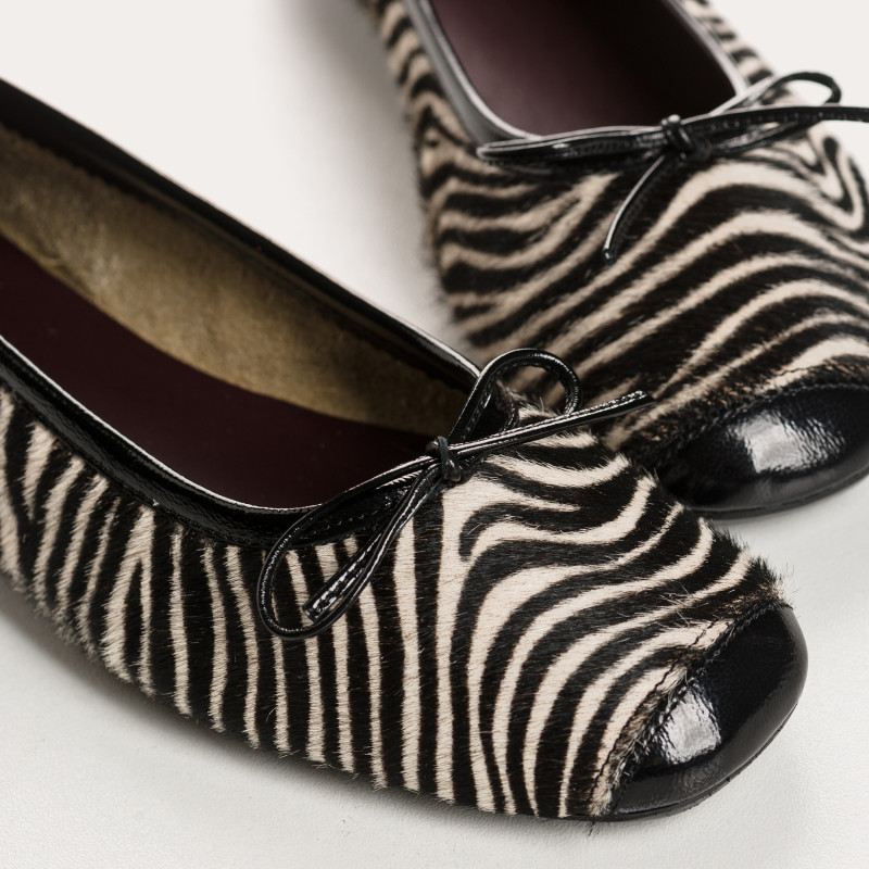 Ballerinas Women Printed Zebra - Model Harmony | Reqins