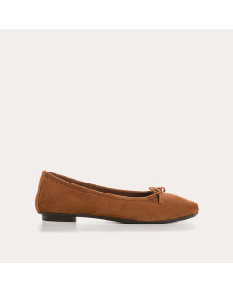 Harmony soft suede ballerinas