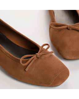 Harmony soft suede ballerinas