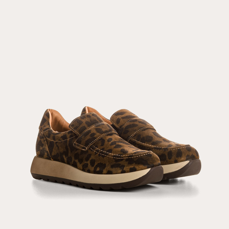 Sneakers Carabel suede Serval | Bold style & comfort - Reqins
