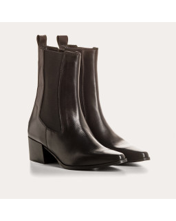 Leather Lausanne Boots | Modern elegance | Reqins