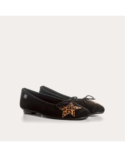 Ballerinas hello velvet leopard | Reqins