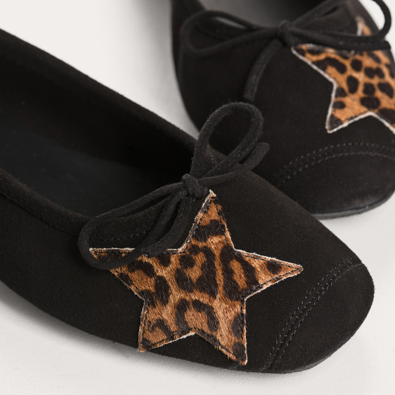Ballerinas hello velvet leopard | Reqins