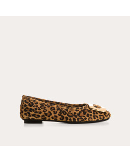 Ballerinas Halina Velvet Leo Leo | Chic Animal & Comfort | Reqins