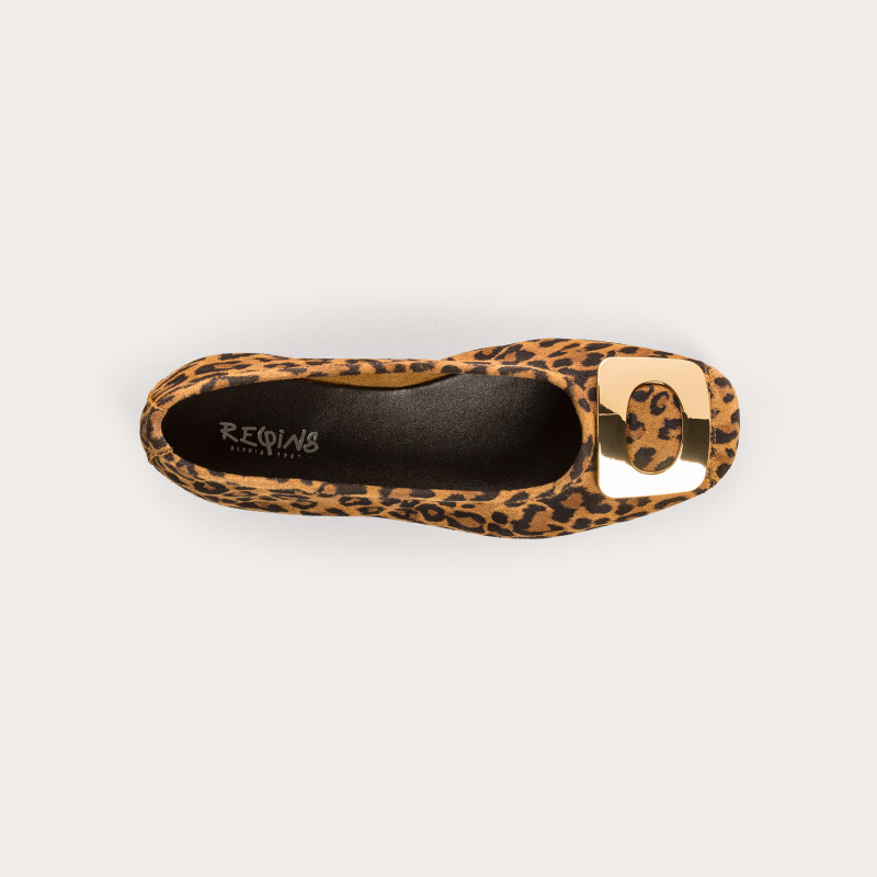 Ballerinas Halina Velvet Leo Leo | Chic Animal & Comfort | Reqins