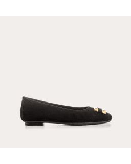 HIPPOLYTE SUEDE BALLERINAS | Elegance & Comfort - Reqins