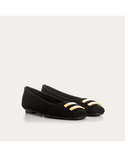 HIPPOLYTE SUEDE BALLERINAS | Elegance & Comfort - Reqins