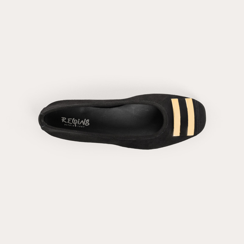 HIPPOLYTE SUEDE BALLERINAS | Elegance & Comfort - Reqins