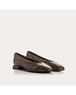 Ballerines Thea python – Chic sauvage & confort | Reqins