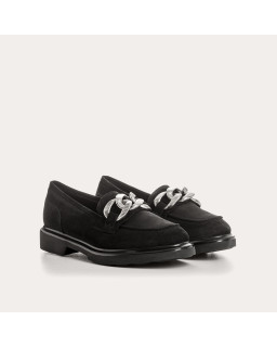 Jaliana leather moccasins Oil - Elegance & Comfort | Reqins