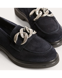 Mocassins Jaliana en cuir velours oil – Élégance & confort | Reqins