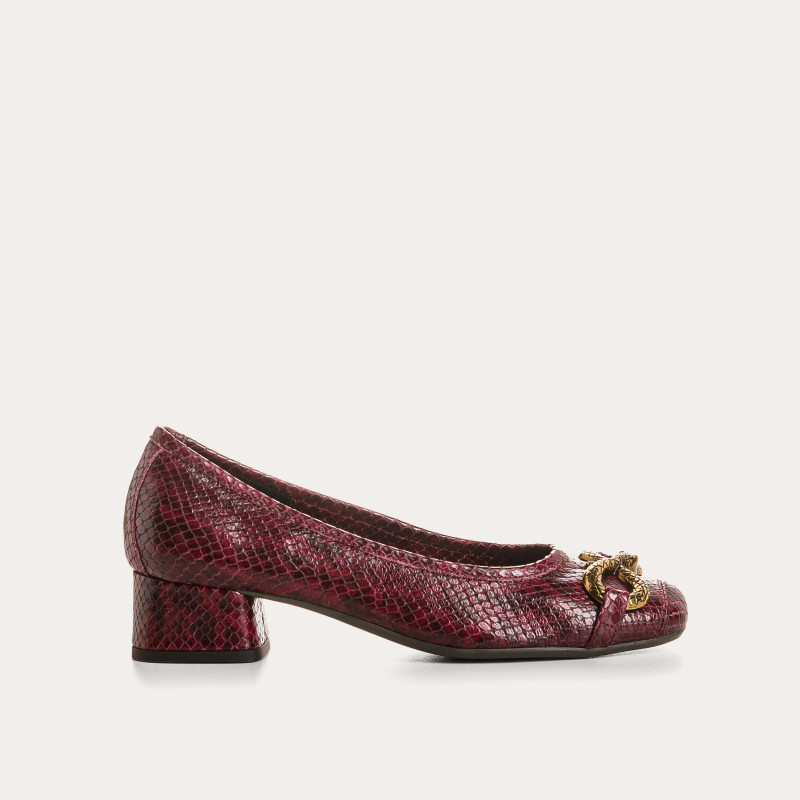 Koko Python Heel Ballerinas | Reqins
