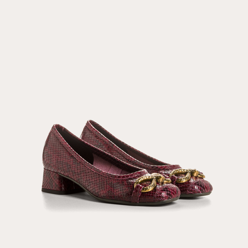 Koko Python Heel Ballerinas | Reqins