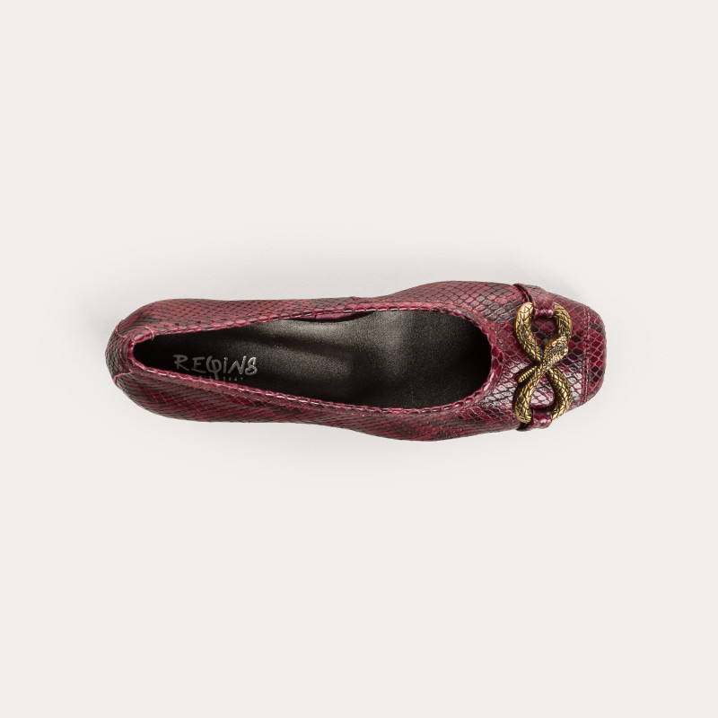 Koko Python Heel Ballerinas | Reqins