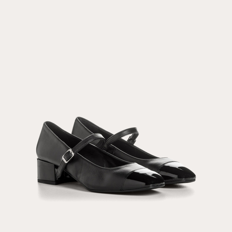 Mary Janes Rosaria Varnish Leather - Chic and Timeless - Reqins