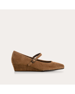 Compensated Ballerinas Octavies Suede - Elegance & Comfort | Reqins