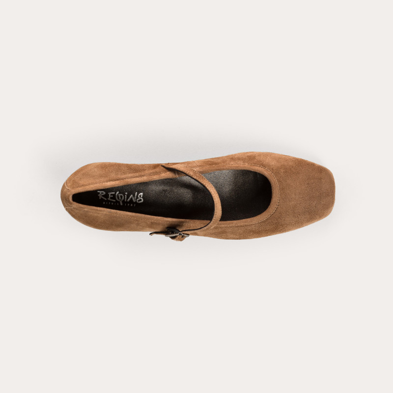Compensated Ballerinas Octavies Suede - Elegance & Comfort | Reqins