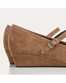 Compensated Ballerinas Octavies Suede - Elegance & Comfort | Reqins