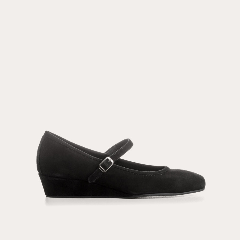 Compensated Ballerinas Octavies Suede - Elegance & Comfort | Reqins