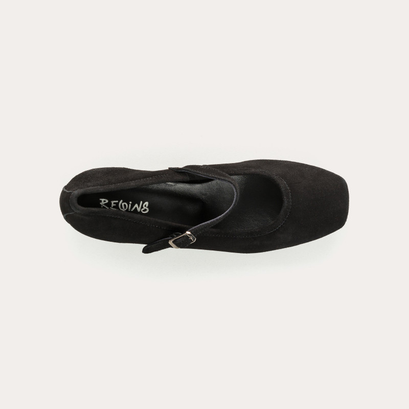 Compensated Ballerinas Octavies Suede - Elegance & Comfort | Reqins