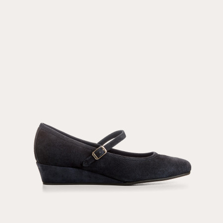 Compensated Ballerinas Octavies Suede - Elegance & Comfort | Reqins
