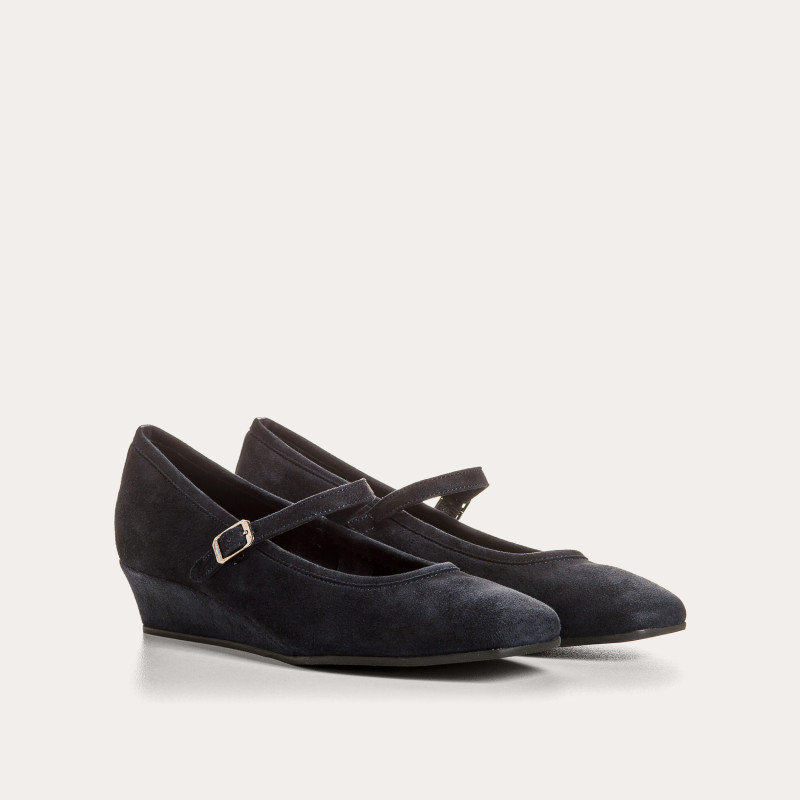 Compensated Ballerinas Octavies Suede - Elegance & Comfort | Reqins