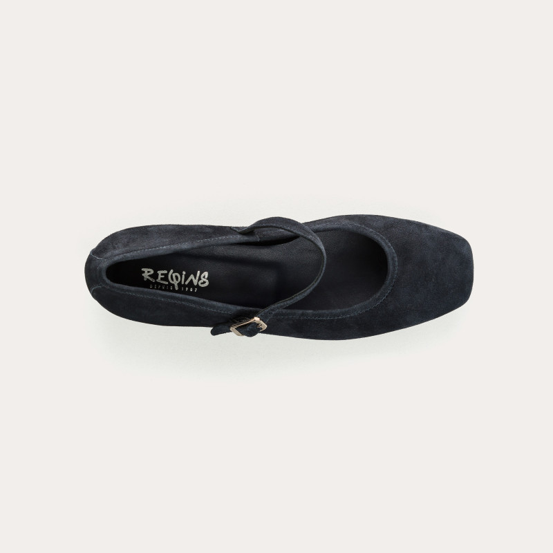 Compensated Ballerinas Octavies Suede - Elegance & Comfort | Reqins