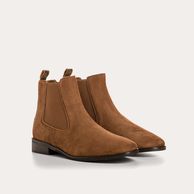 Zellie Suede Boots - Elegance and Comfort | Reqins