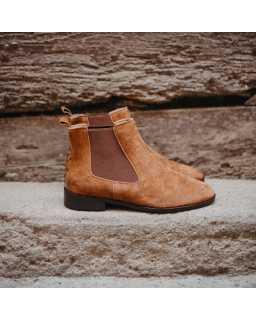 Zellie Suede Boots - Elegance and Comfort | Reqins