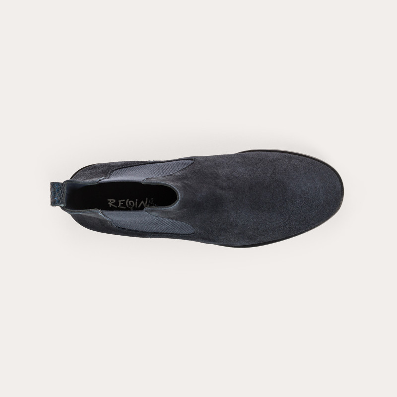 Zellie Velvet Leather Boots - Elegance and Comfort | Reqins