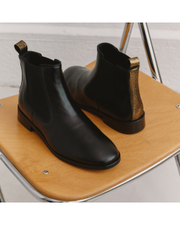 Boots Zellie en cuir naplak – Élégance & modernité | Reqins