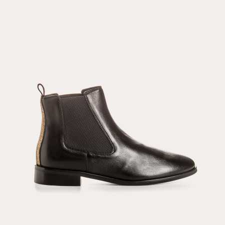 BOTTINES ZELLIE CUIR/CRACK