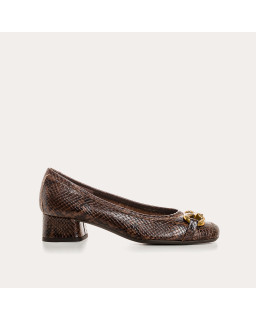 Koko Python Heel Ballerinas | Reqins