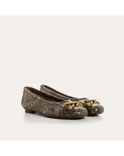 Ballerines Heve python | Reqins