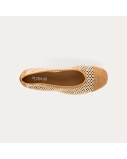 Halcine ballerinas in knitted knitting