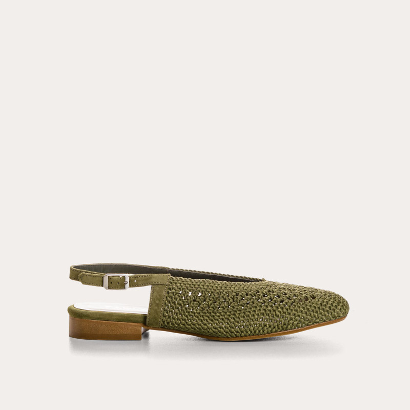 Ballerines slingback Cyrielle en crochet | Reqins