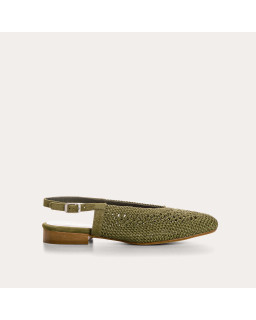 Ballerines slingback Cyrielle en crochet | Reqins