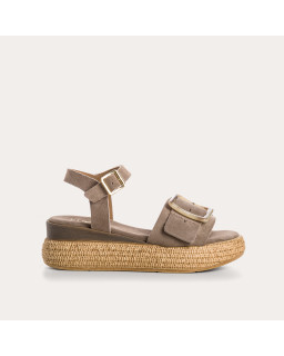 Yenari Suede Heeled Sandals | Reqins